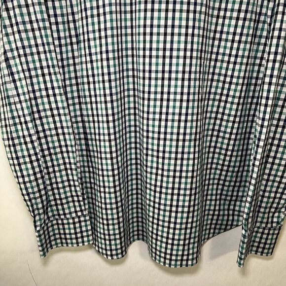 Bonobos Slim Fit Button Up Shirt Mens Size XXL 2XL Green Blue Gingham Check EUC - Picture 11 of 11